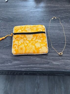 GIVENCHY Vintage Oval 'G' Pendant Necklace